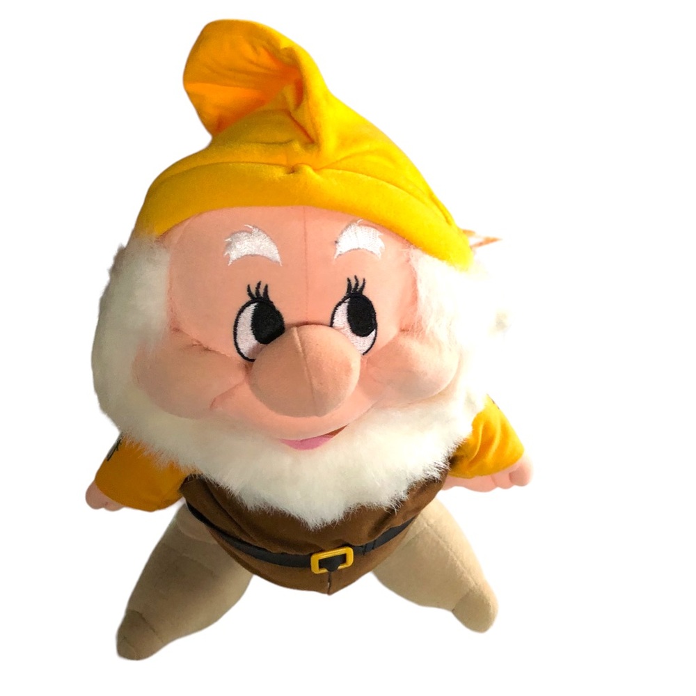 Vintage Disney on Ice Snow White and the Seven Dwarfs "Happy" Stuffed Toy. 13" - Picture 2 of 14